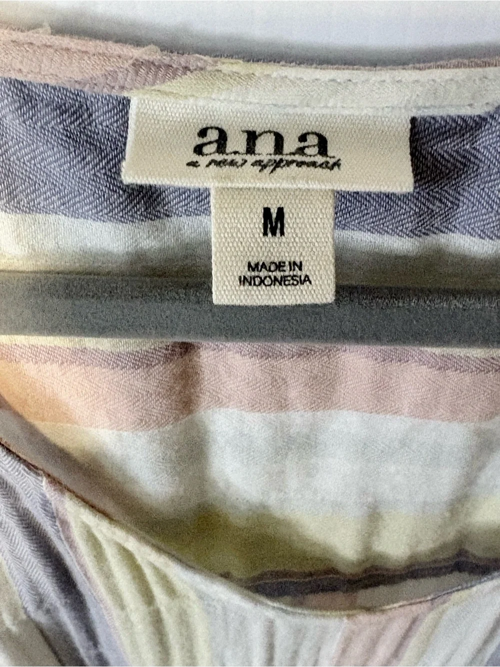 Women’s Pastel Multi-Stripe Drawstring Swim Cover-Up
